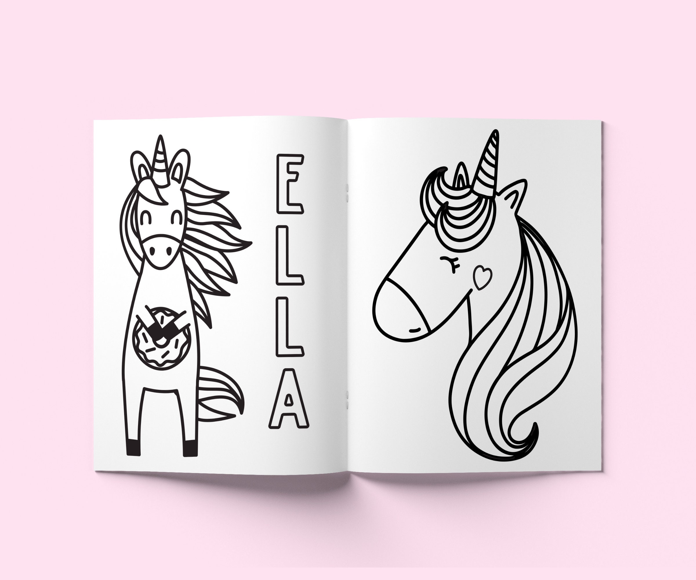 Personalized Kids Coloring Books - Kids Custom Name Color Books - Kids ...