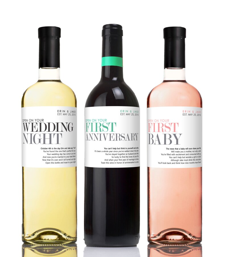 Greenery Wedding Wine Label Printable Wine Label Editable Free 