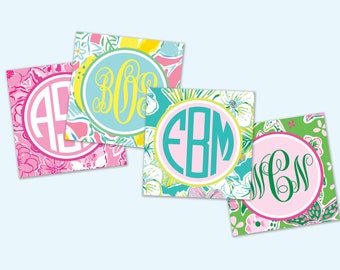 Custom Monogram Stickers - To From Labels - Gift Stickers - Name Stickers - Birthday Gift Stickers - Birthday Gift Tag - Custom Stickers