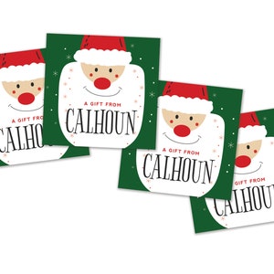 Kids Holiday Gift Tags - Santa Gift Tags - Christmas Gift Stickers - Gift Tag - Personalized Holiday Gift Tags - Christmas Gift Label