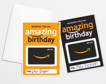 Birthday Gift Card Holder - DIGITAL DOWNLOAD - Happy Birthday Gift - Birthday Gift Card Holder - PRINTABLE Gift Card Holder - Birthday Idea