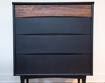 SOLD, SOLD . Mid Century Modern Highboy Dresser by Kroehler - Shipping not included