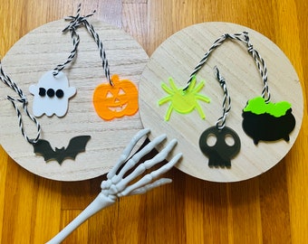 Halloween Ornaments - Acrylic Spooky Ornaments - Halloween Decor - Halloween Tree