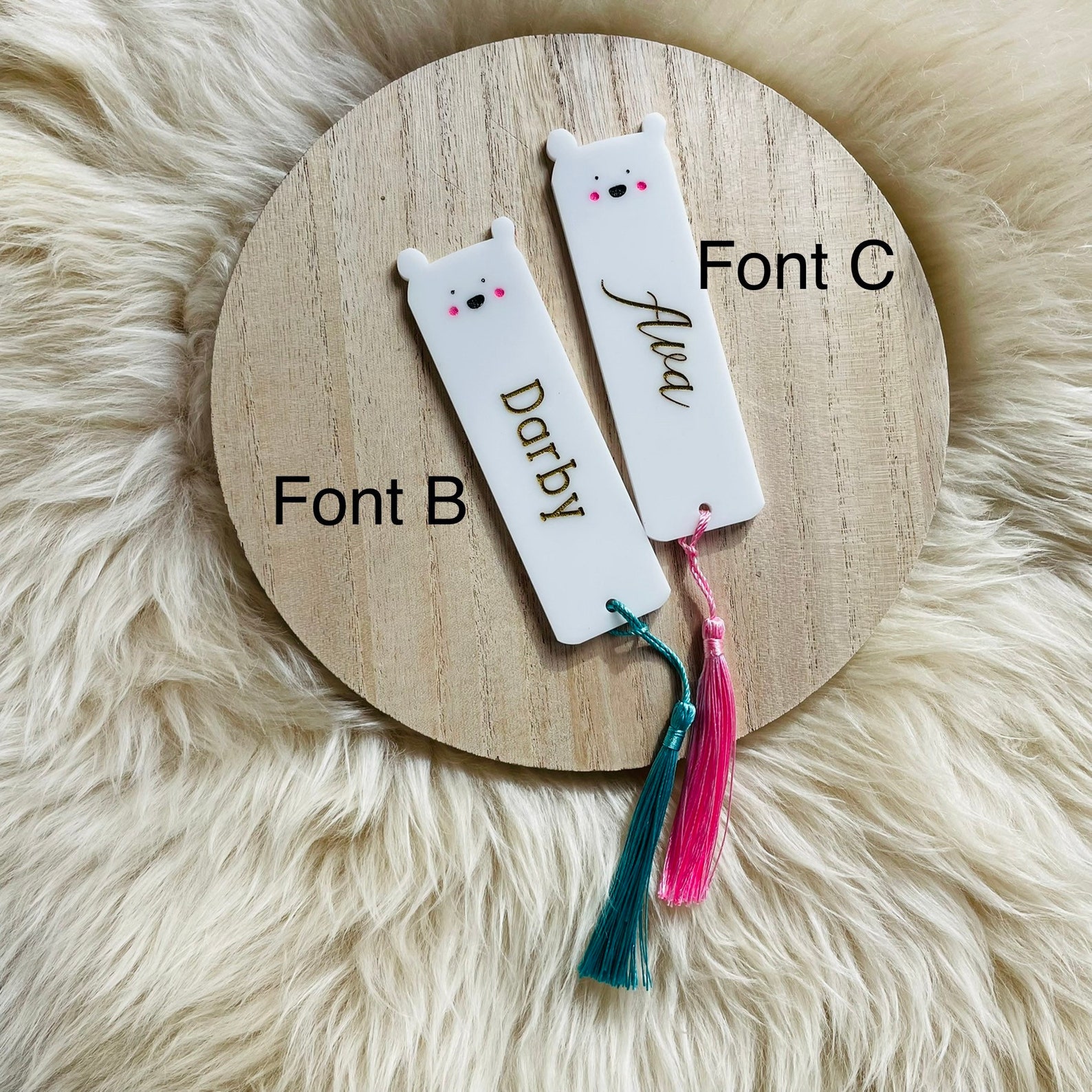 Personalized Gamer Neon Acrylic Bookmark With Tassel - Etsy