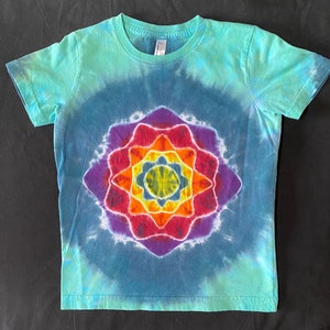Mandala Tie Dye T- shirt- Youth size 8
