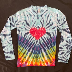 Tie Dye Long Sleeve T- shirt- Youth size 10