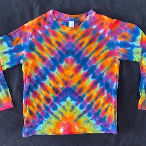 Tie Dye Long Sleeve T- shirt- Youth size 4