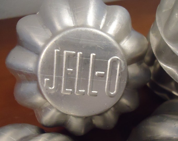 vintage aluminium Jello molds 13 individual jello shots
