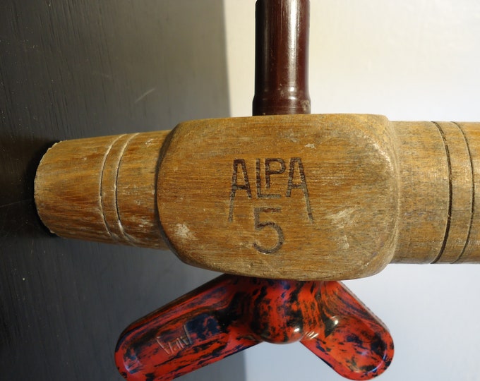 vintage Wine Cask Spigot ALPA 5 brand wooden