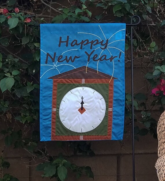 Happy New Year Garden Flag Original Design With Dec 31 Israel Happy New Year Garden Flag Original, Design My Own Garden Flag