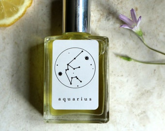 AQUARIUS ZODIAC FRAGRANCE ~ Essential oil gender neutral perfume oil