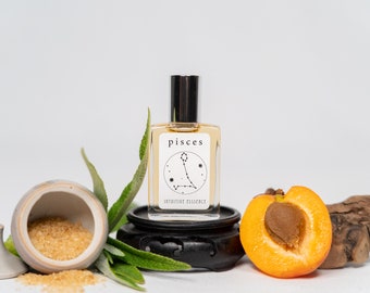 PISCES ZODIAC FRAGRANCE Handmade Inspired Oil-Astrology and perfume~Cedarwood, Vanilla, Patchouli, Pikaki flower, Brown Sugar