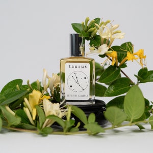 TAURUS ZODIAC FRAGRANCE Handmade Astrology Perfume Oil Blend-Aromatherapy balancing mixture of Patchouli, Honeysuckle, Geranium, Neroli
