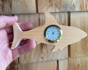 DIY Wooden Shark Clock Kit - Shark Themed Arts and Crafts Project, Educational Activity