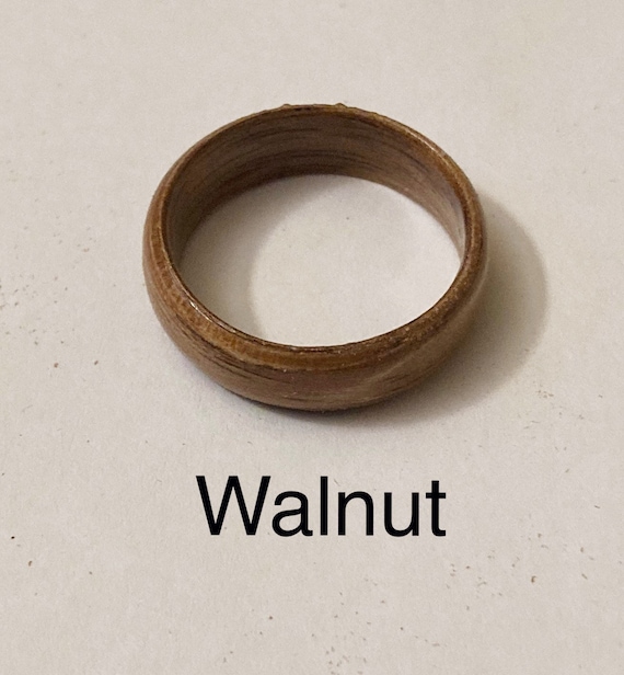 Anillos de madera doblada con grabado libre y opciones | Etsy México