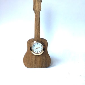 Acoustic Guitar Clock, Handmade Guitar Clock, Guitar Gift, Customized, Choose From Several Finishes, Great Gift For A Guitarist.