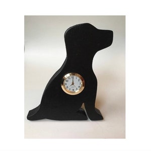 Black Lab Clock, Black Lab Decor, Gift For Dog Mom Or Dog Dad, Black Lab Gift, Livingroom Decor, Office Decor, Pet Memorial Gift.