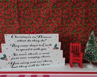 Christmas in Heaven Plaque