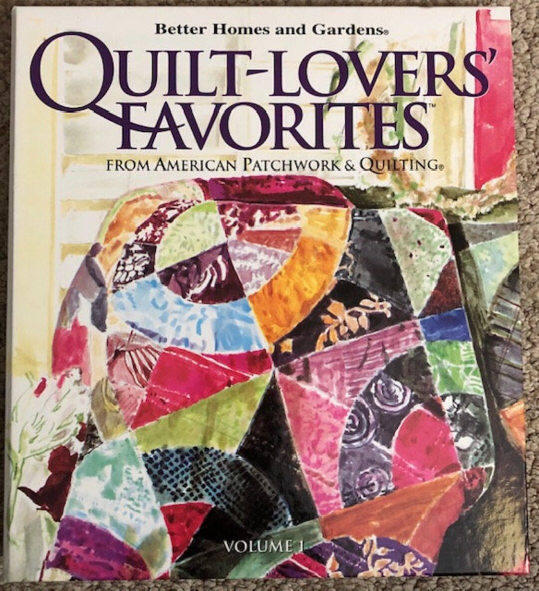 Quiltlovers' Favorites is Spiral Bound and Hard Covered. Etsy