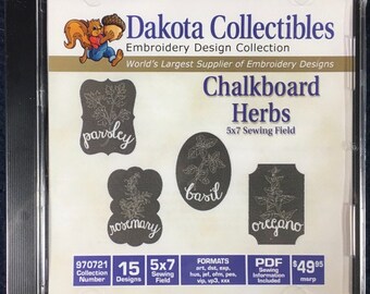 Dakota Collectibles "Chalkboard Herbs"