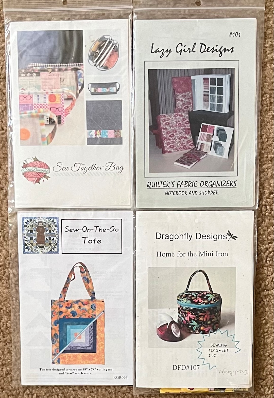 4 Assorted Craft Patterns - Etsy