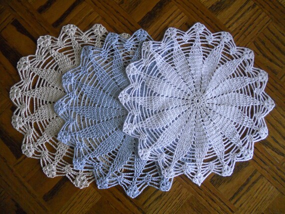 Mystic Pattern Crocheted Doily Handmade Etsy