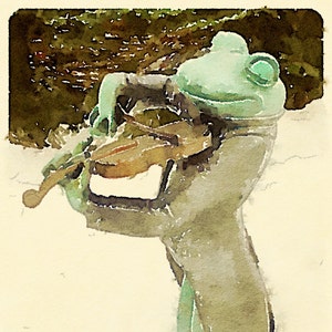 The Violinist print.