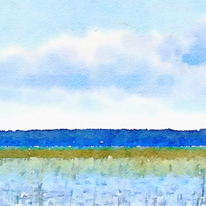 Mission Peninsula view - print