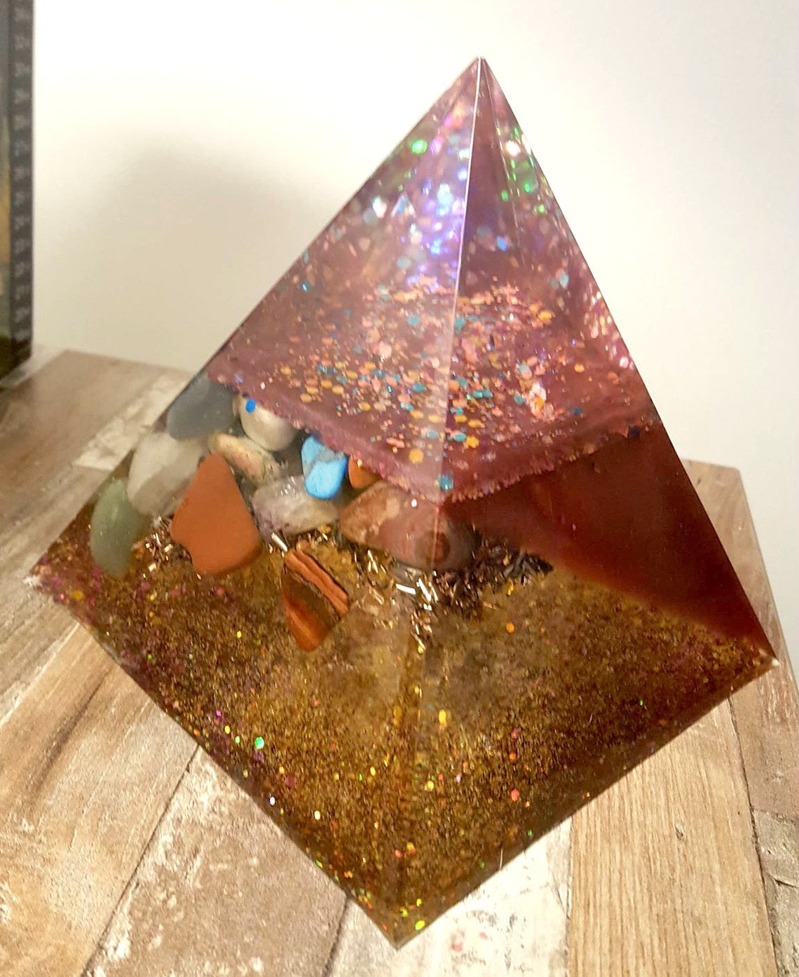 Large Orgone Pyramid 6.5 tall X 5.5 wide x Etsy