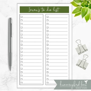 To-Do Notepad, To Do Planner, Personalized Notepad, Custom Notepad, Organization, To Do Lists, Productivity