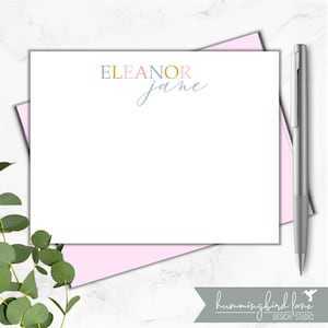 Personalized Note Cards, Personalized Gift, Gift For Her, Bridesmaids Gifts, Teacher Gift, Personalized Stationery, Custom Note Cards