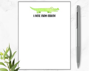 Alligator Notepad | Etsy