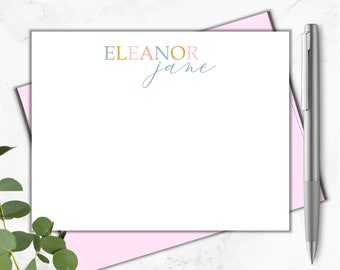 Personalized Note Cards, Personalized Gift, Gift For Her, Bridesmaids Gifts, Teacher Gift, Personalized Stationery, Custom Note Cards
