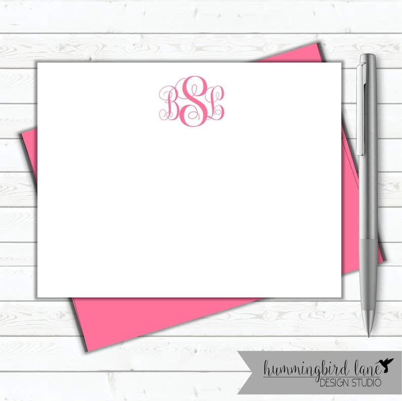 Gifts For Teachers Monogram Stationery Gifts for Mom Personalized Gift Monogram Note Cards Personalized Note Cards Bridesmaid gift