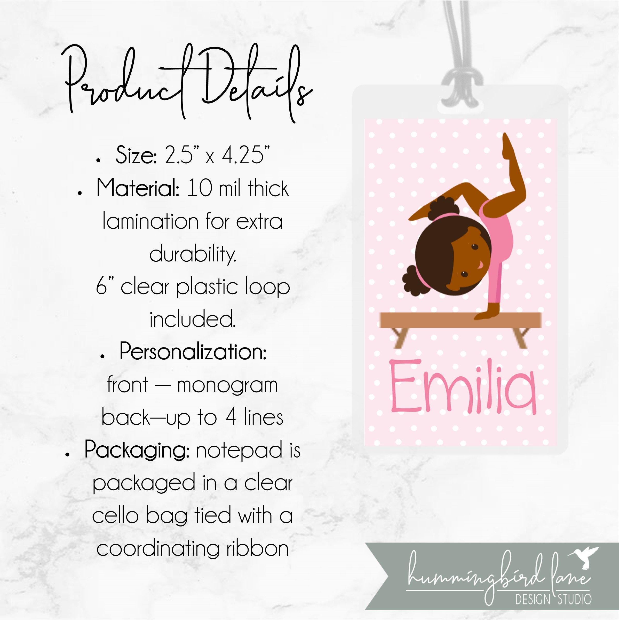 Gymnast Luggage Tag Gymnastics Bag Tag Custom Luggage Tag Etsy