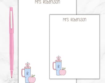 Teacher Notepad, Personalized Teacher Notepad, Gift for Teachers, Teacher Christmas Gift, Teacher Appreciation, teacher tumbler