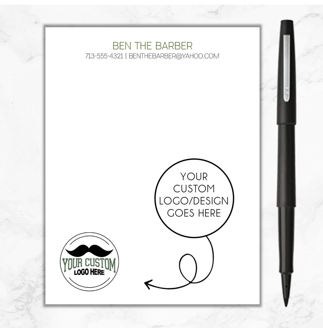 Company Notepad Design Custom Design Notepad, Custom Logo Notepad, Your Logo Here ...