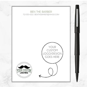 Custom Design Notepad, Custom Logo Notepad, Your Logo Here, Personalized Business Notepad, Custom Business Notepad, Personalized Stationery