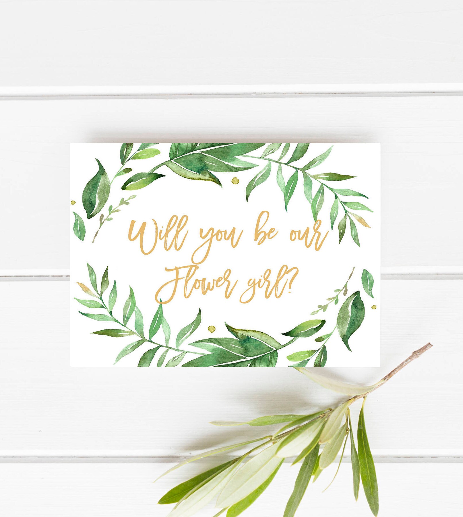 Printable flower girl card Will you be our flower girl | Etsy