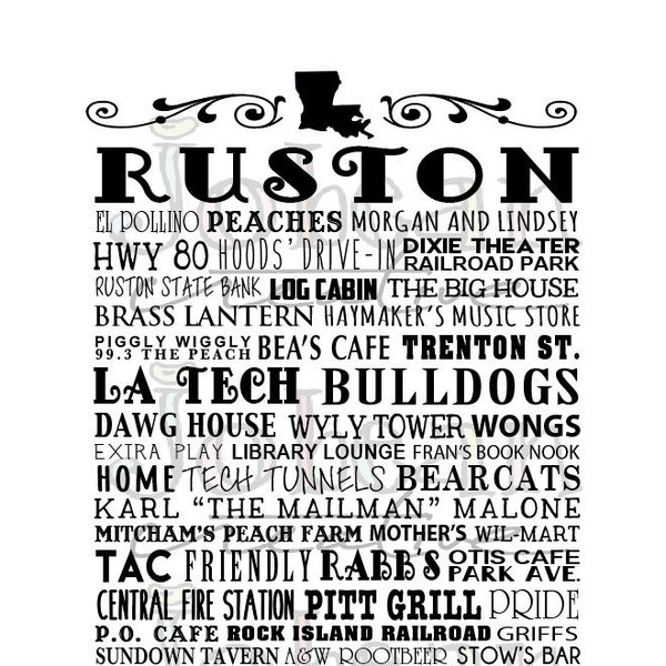 Ruston Words