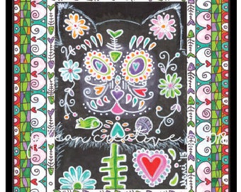 El Gato Dias De Los Muertos