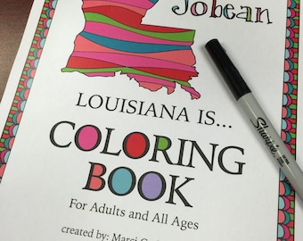 Louisiana Is... Libro da colorare per adulti