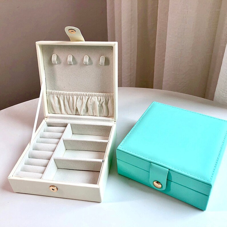 Travel Jewellery Case Inital Case Jewellery Box Travel Etsy