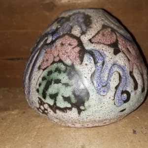 Vase studio ceramic height 10 cm