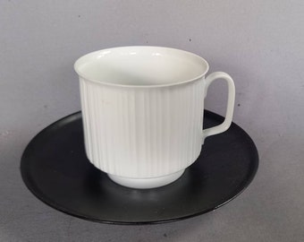 Rosenthal Variation noire Coffee Cup Milk Sugar Set Plate Saucer Soup Plate Cake Plate 20 cm to choose from