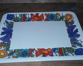 beurrier motif vache - verre, Arc France pour la maison pas cher et