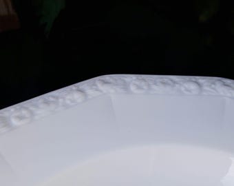 Rosenthal Maria white set of 4x dinner plates classic rose 24 cm