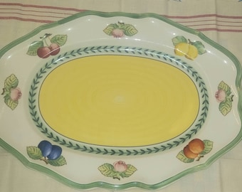 Villeroy & Boch french garden fleurence large plate 36 x 26 cm