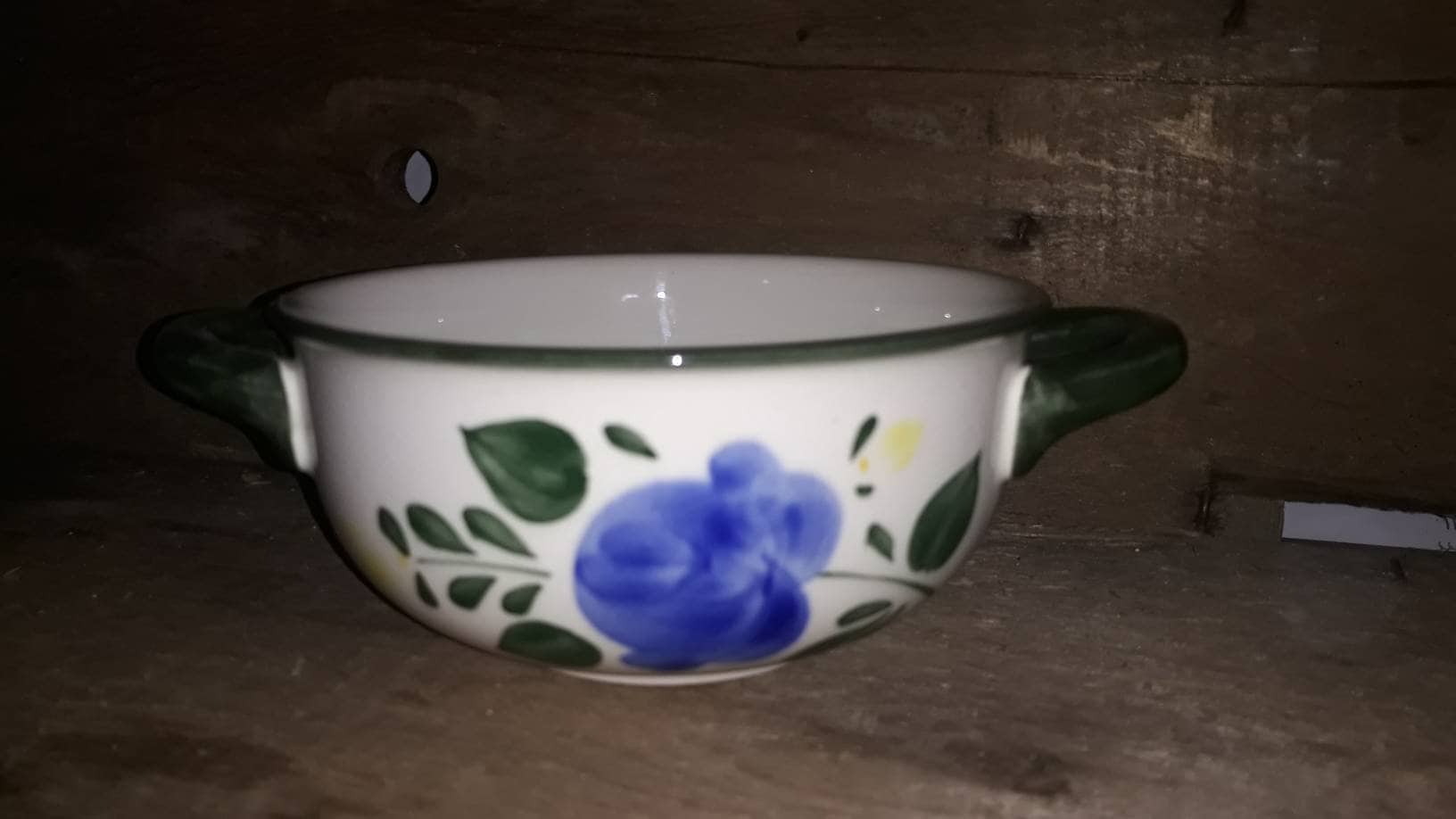 Villeroy & Boch Farmers Flower Hand Painting Soup Cup with Saucers Villeroy & Boch Farmers Flower Hand Painting Soup Cup with Saucers