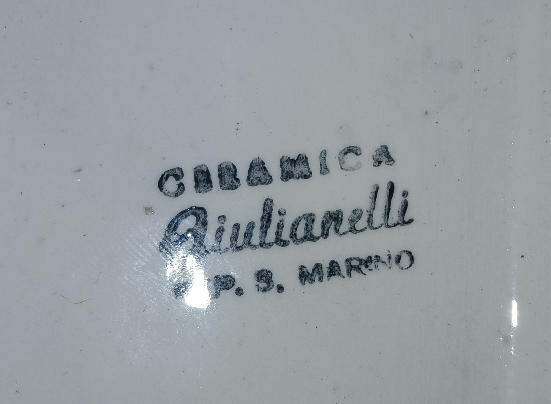 San Marino Italy Ceramiche Giulianelli Flat Bowl - Etsy